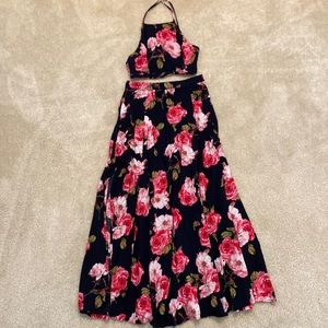 Two Piece Skirt and Crop Set